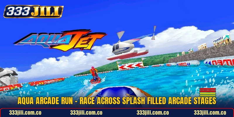 Aqua Arcade Run - Race Across Splash Filled Arcade Stages