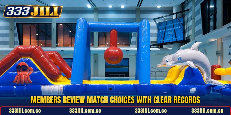 Members review match choices with clear records