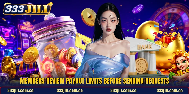 Members review payout limits before sending requests