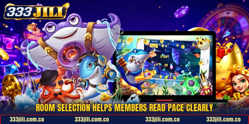 Room selection helps members read pace clearly