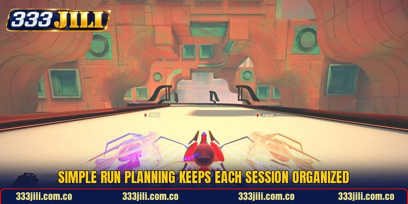 Simple run planning keeps each session organized